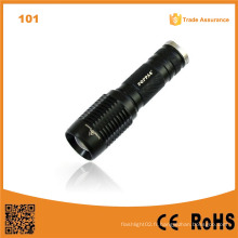 101 Qualité militaire Flash LED Light Rechargeable 10W 500 Lumen en aluminium Flash Torch LED Touch Light